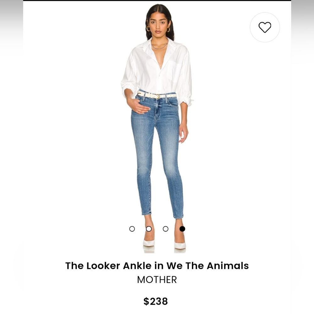 Mother jeans the looker crop